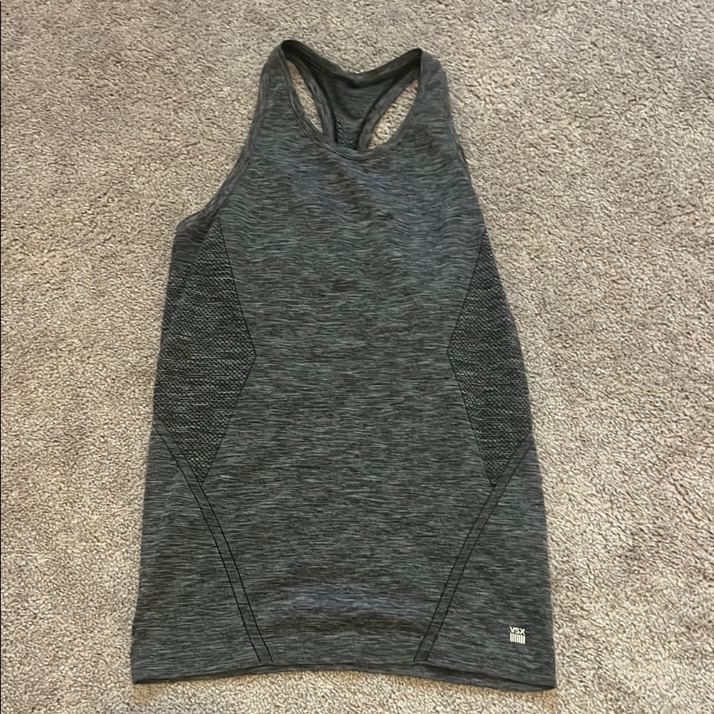Victorias Secret Sport Gray Athletic Tank Top - Size Large